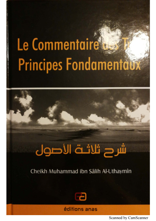 Couverture Trois Principes Fondamentaux