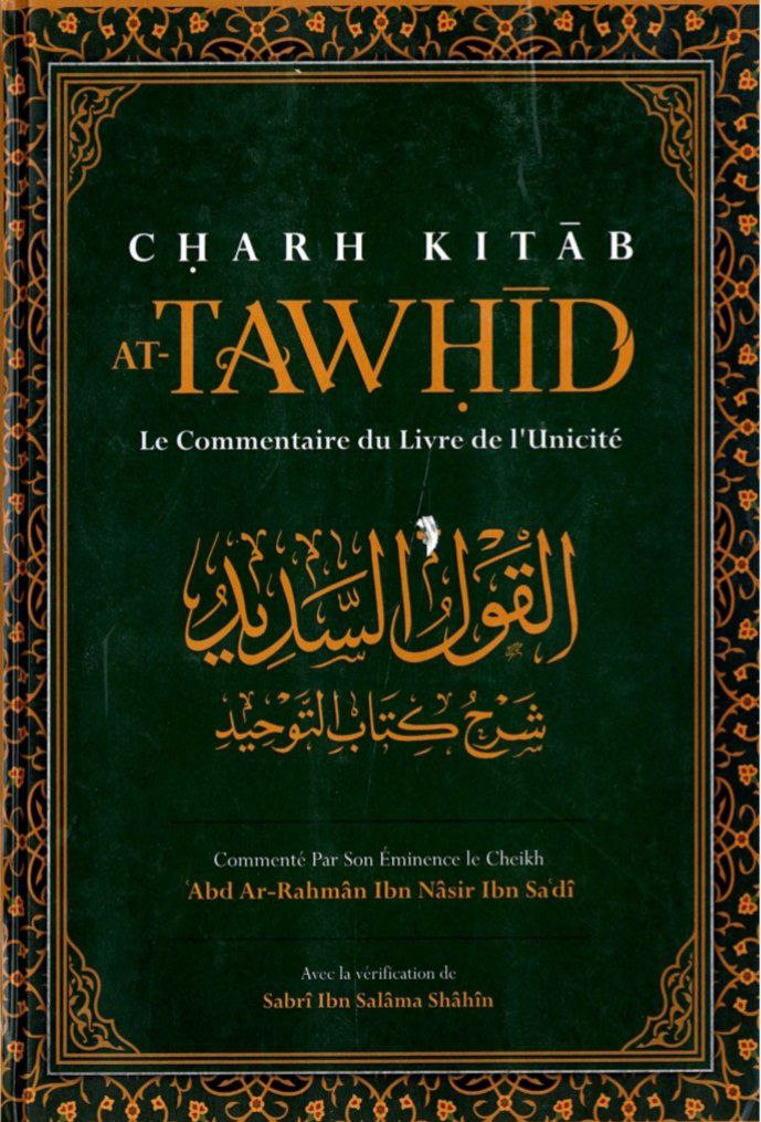Couverture Charh kitab at tawhid